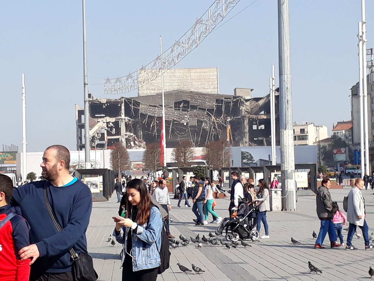 akm binası yıkım 11 nisan 2018