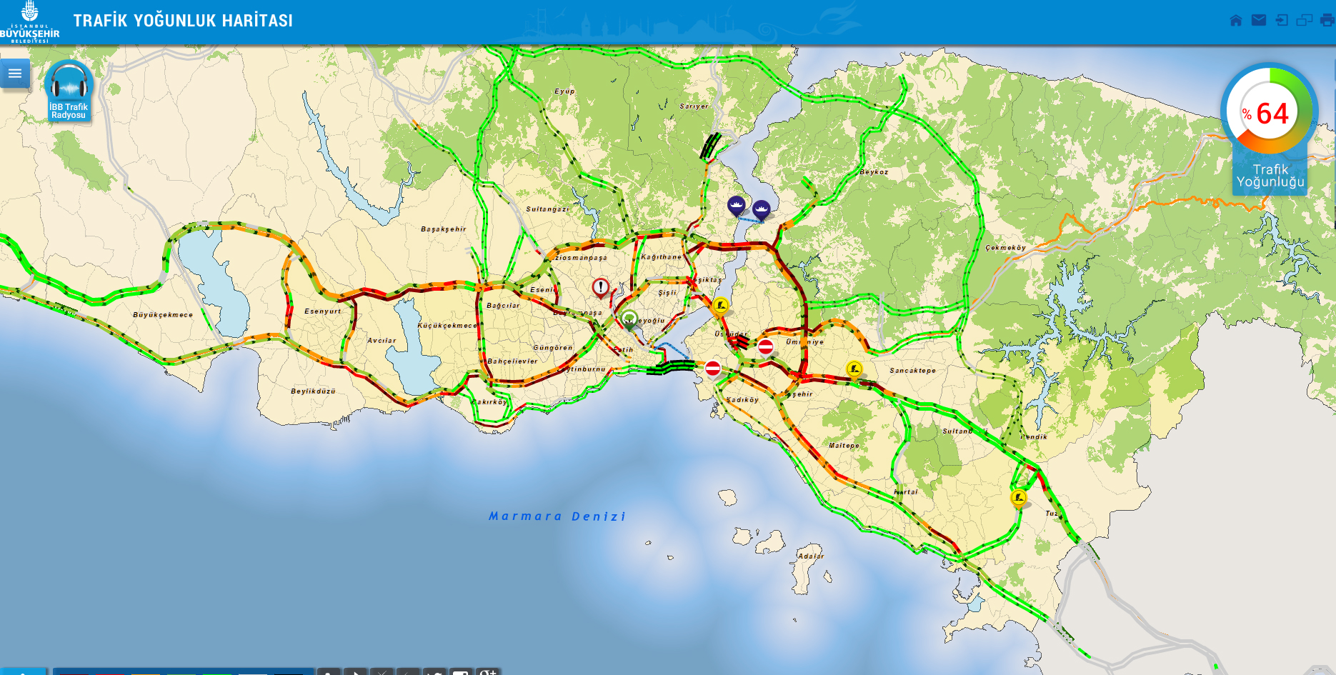 istanbul trafik son durum