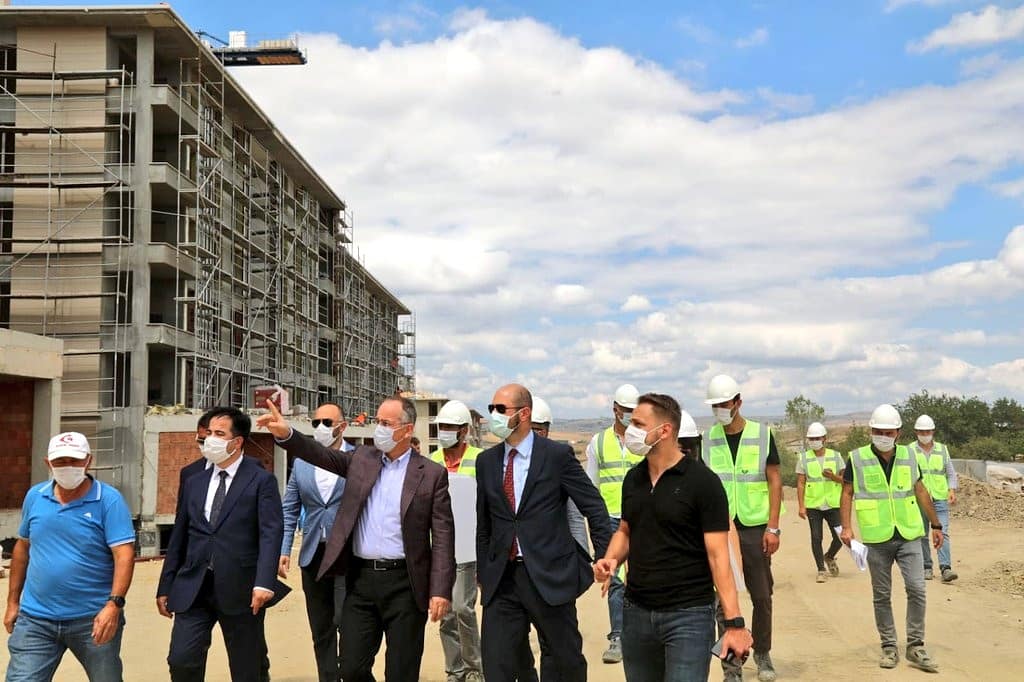 İstanbul Silivri TOKİ konutlarında inşaat tüm hızıyla sürüyor